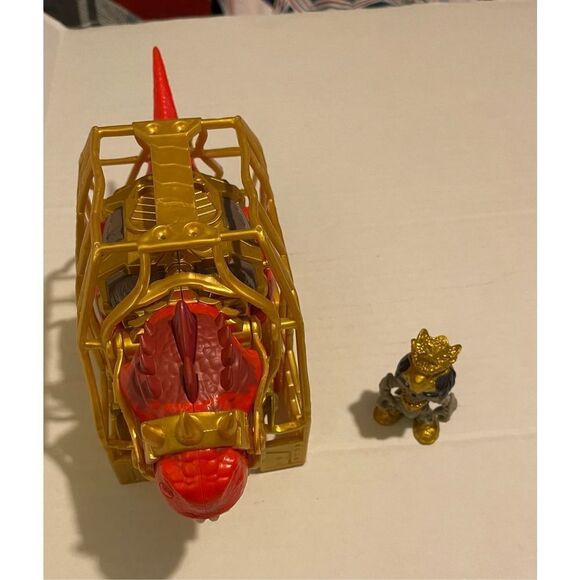 Treasure X Dino Gold Playset Red T-Rex Cage Exclusize Hunter Rider Action Figure - Picture 5 of 9